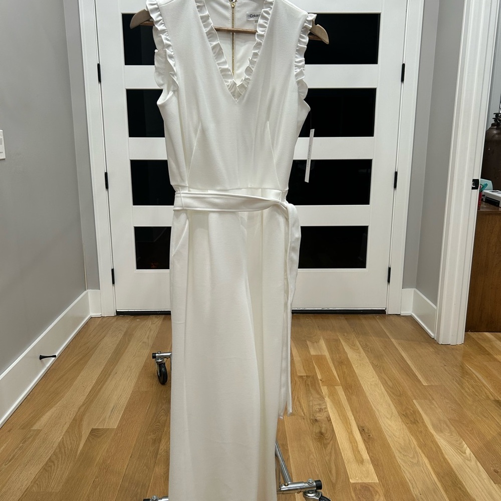 Calvin Klein Ruffled Jumpsuit